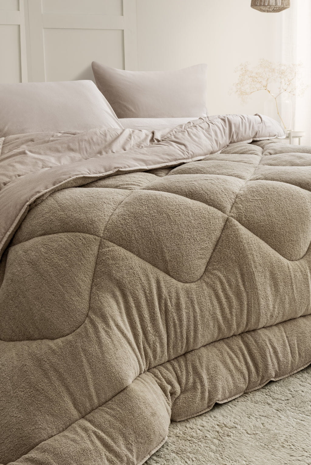 Tek Kişilik Kapicino Çift Taraflı Wellsoft Yorgan| 155x215cm