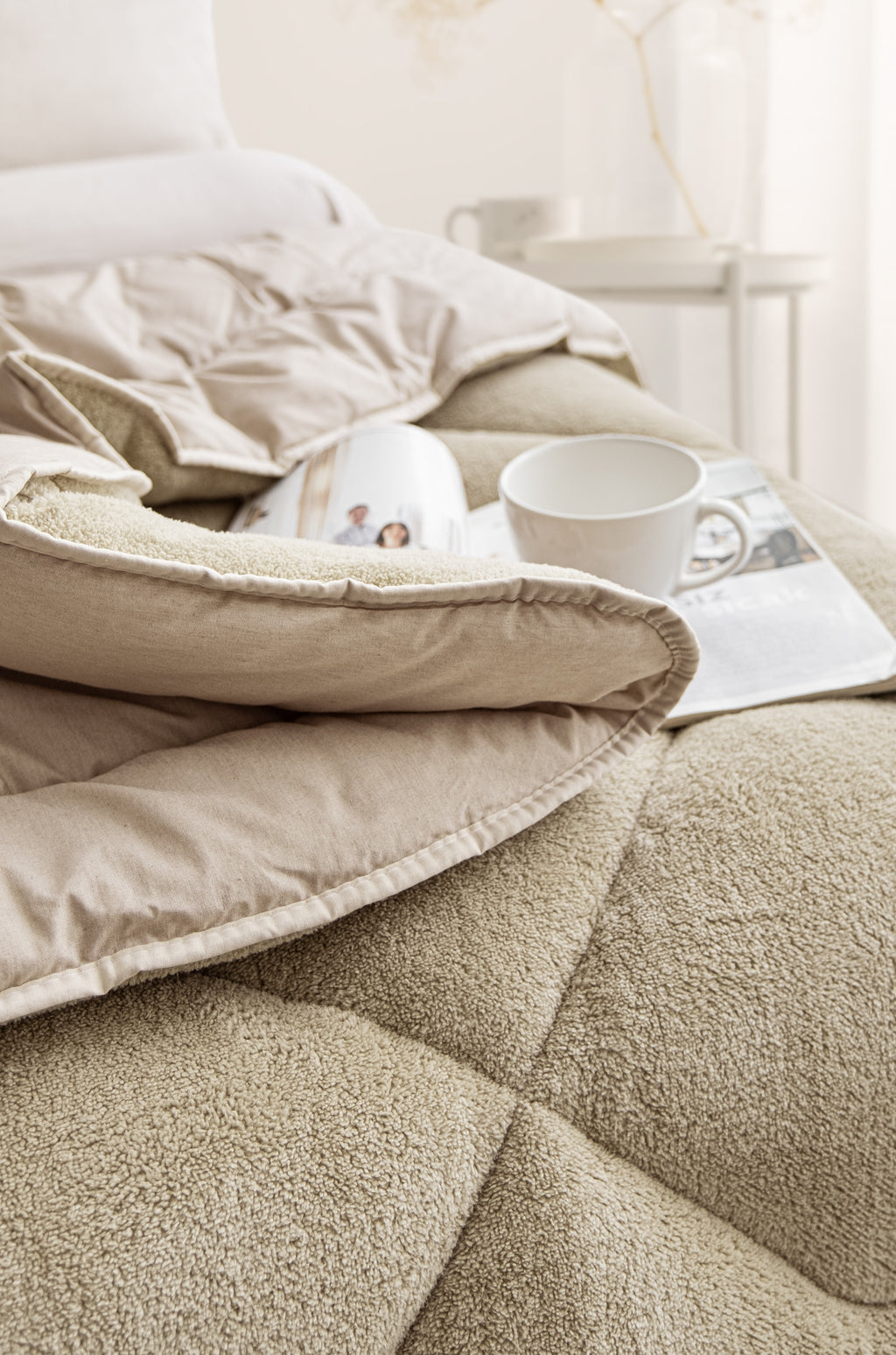 Tek Kişilik Kapicino Çift Taraflı Wellsoft Yorgan| 155x215cm