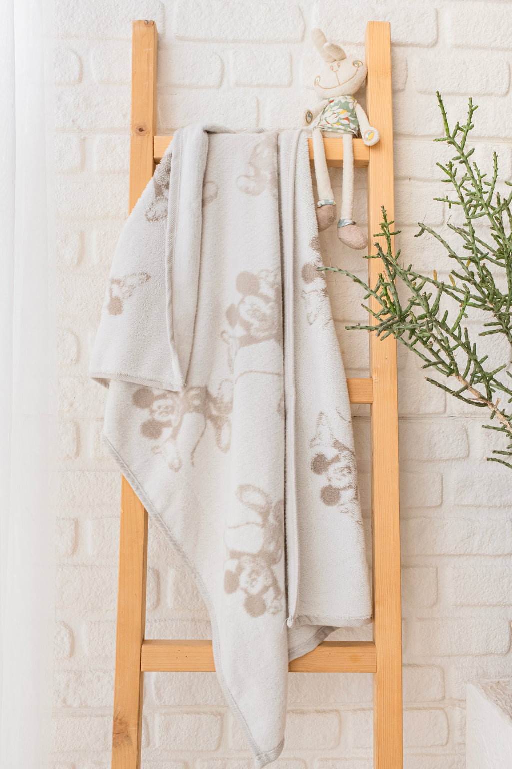 Bej Bebek Battaniyesi Yumuşak Wellsoft| Puset Battaniyesi 70x100 cm