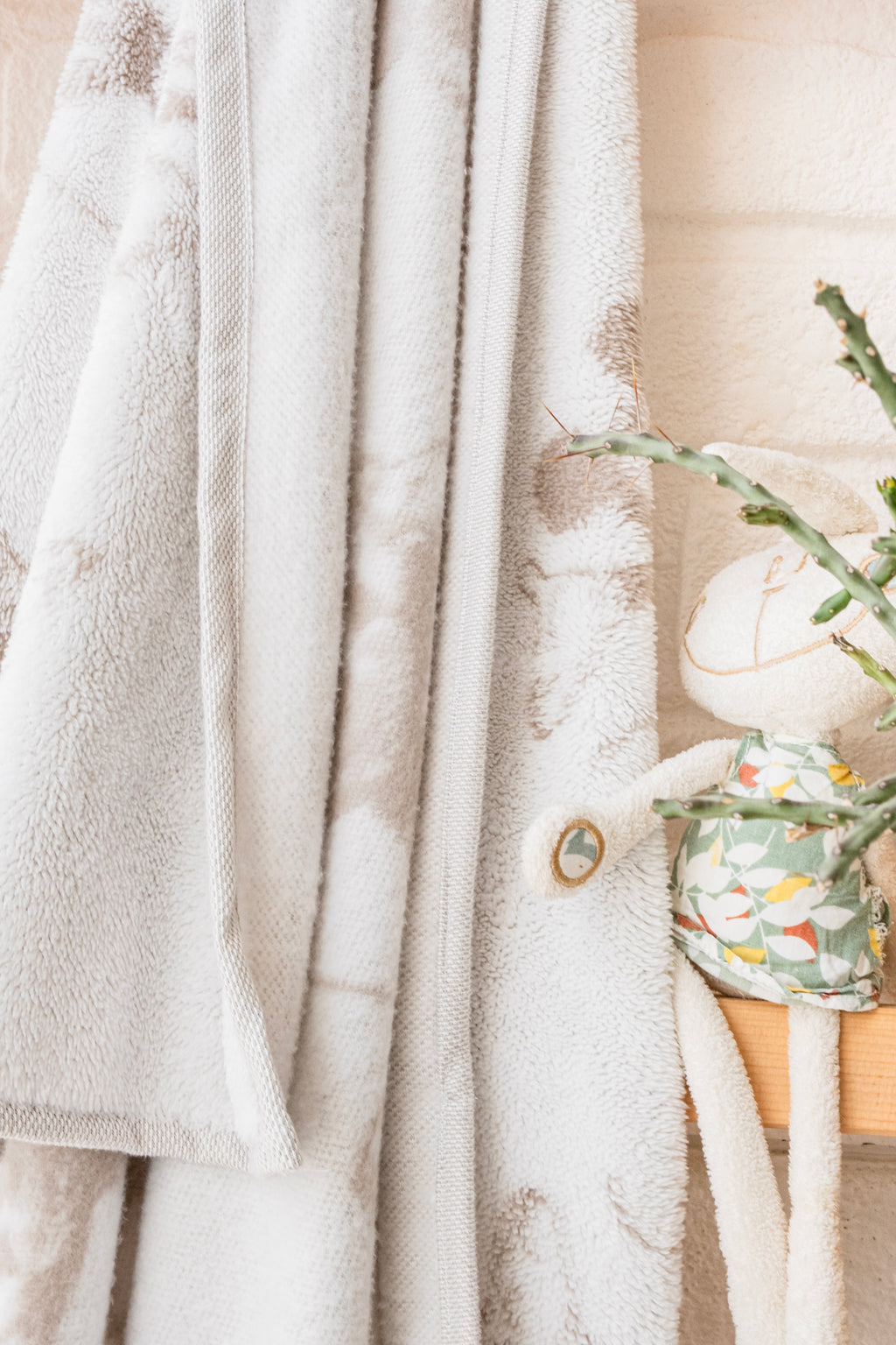 Bej Bebek Battaniyesi Yumuşak Wellsoft| Puset Battaniyesi 70x100 cm