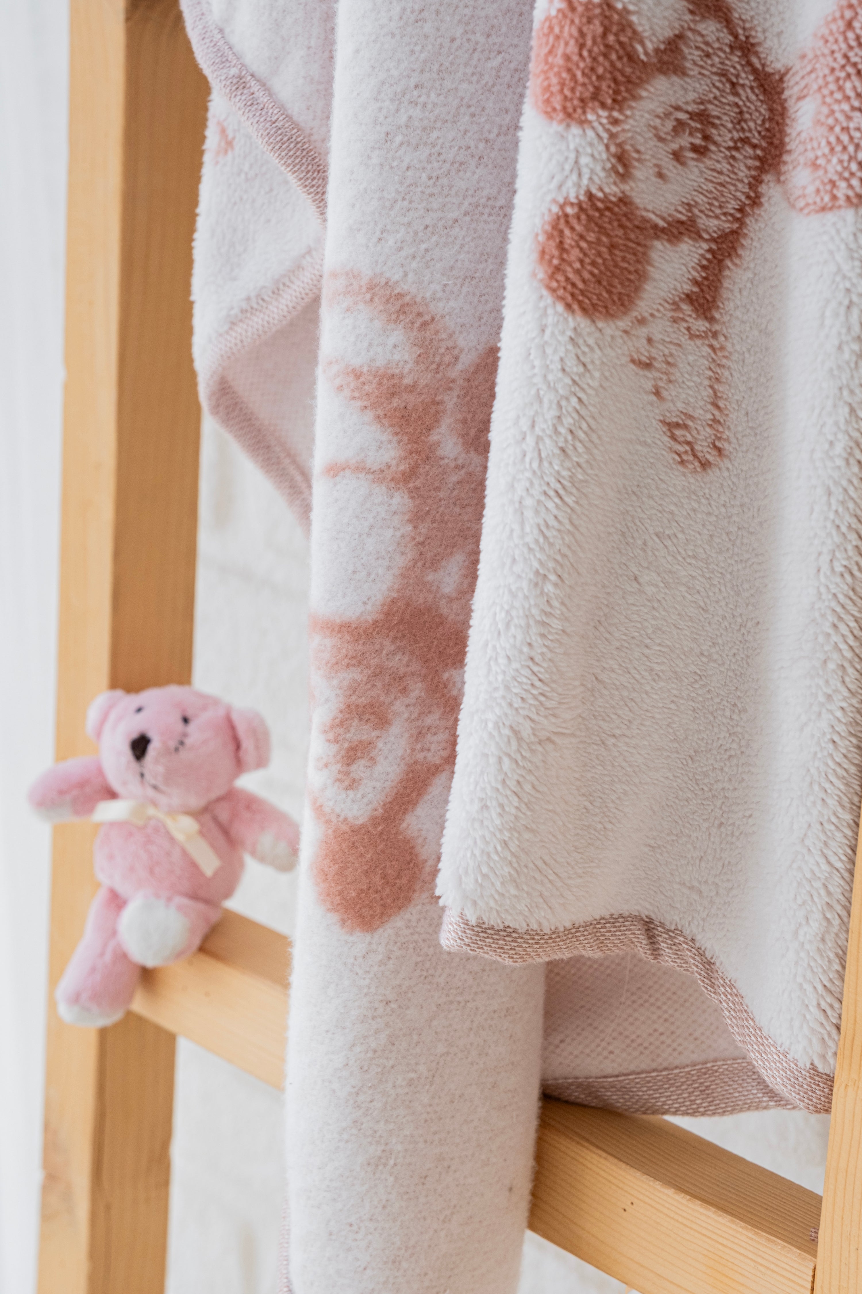 Pembe Bebek Battaniyesi Yumuşak Wellsoft| Puset Battaniyesi 70x100 cm