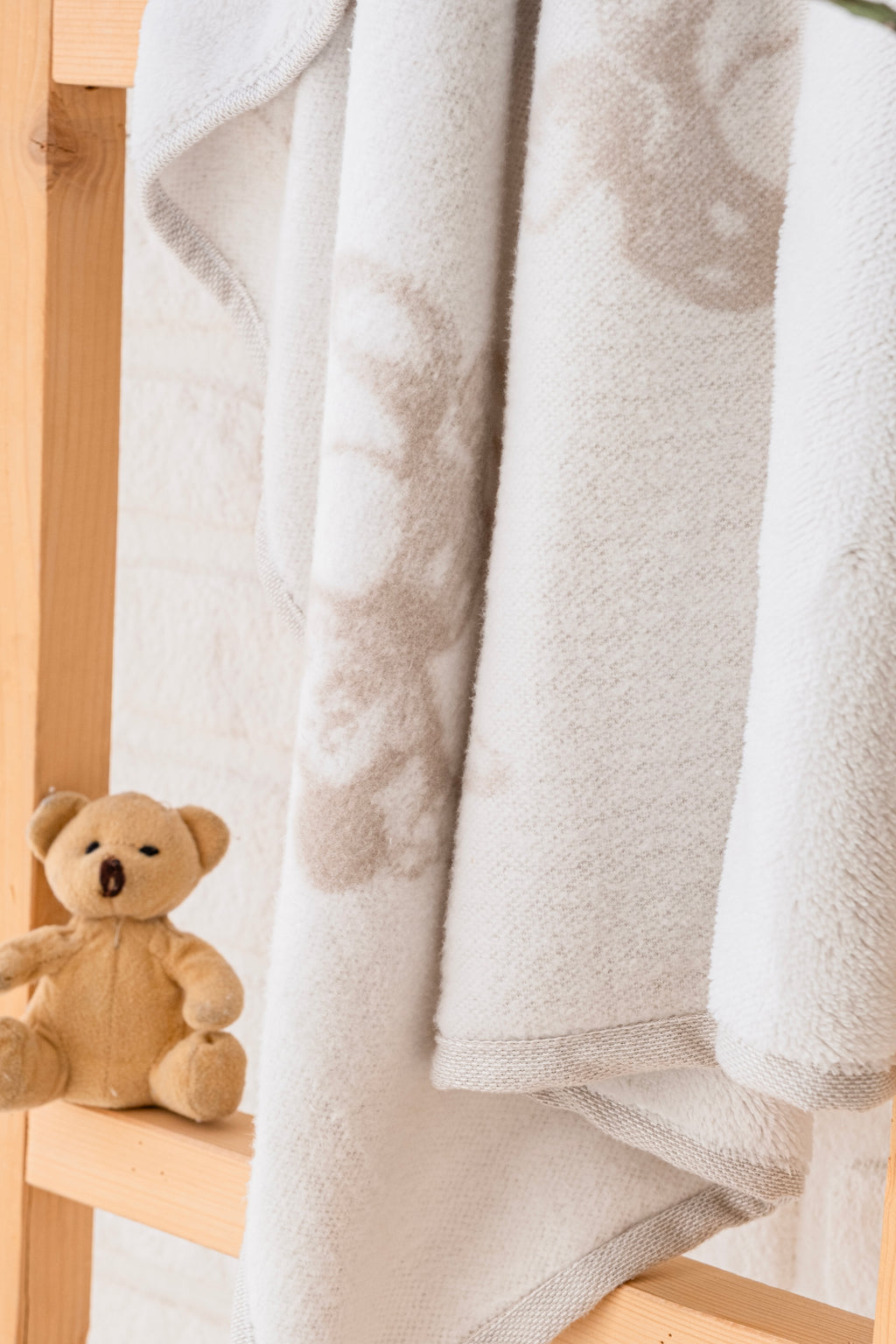 Bej Bebek Battaniyesi Yumuşak Wellsoft| Puset Battaniyesi 70x100 cm