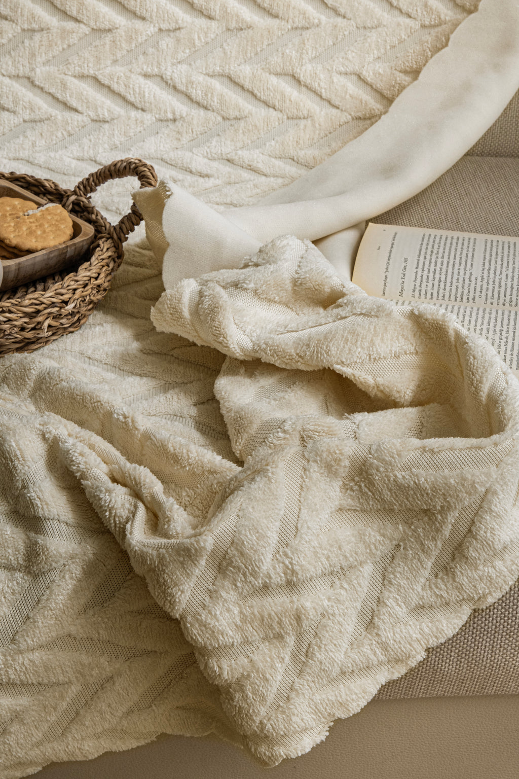 4'lü Paket Kaydırmaz Süngerli Koltuk Örtüsü| Krem Renk